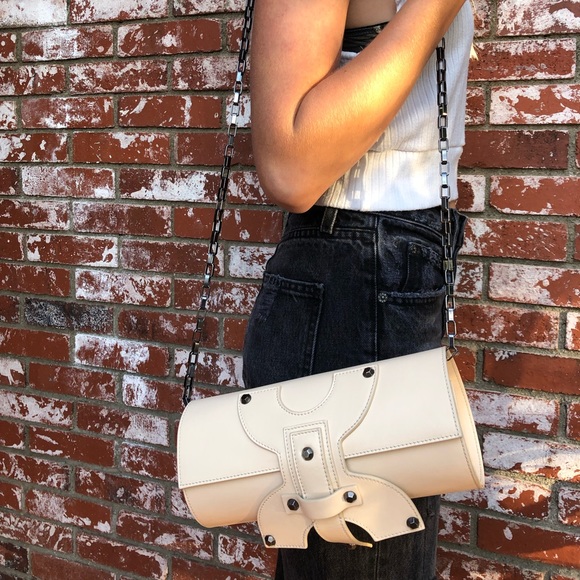 Katerina Nevler Leather Purse w. Chain strap - Picture 8 of 8